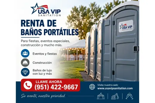 ¡RENTA DE BAÑOS PORTÁTILES PARA TODO TIPO DE EVENTOS!