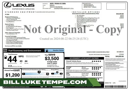 2025 Lexus ES