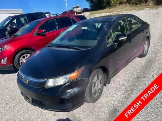 Honda Civic 2012 Hybrid 4dr Sedan con Cuero y Navegación