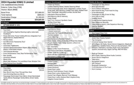 Hyundai IONIQ 5 2024 AWD Disney100 Platinum Edition 4dr Crossover