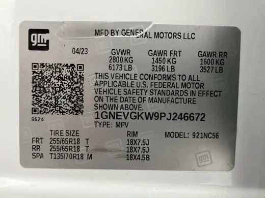 Chevrolet Traverse 2023 4x4 LT Tela 4dr SUV