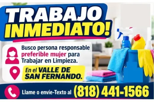 TRABAJO INMEDIATO! En el 📍VALLE DE SAN FERNANDO.
