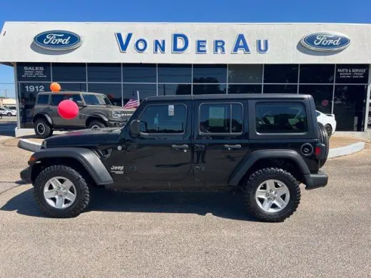Jeep Wrangler Unlimited 2018 4x4 Sport SUV de 4 puertas (lanzamiento a mitad de año)
