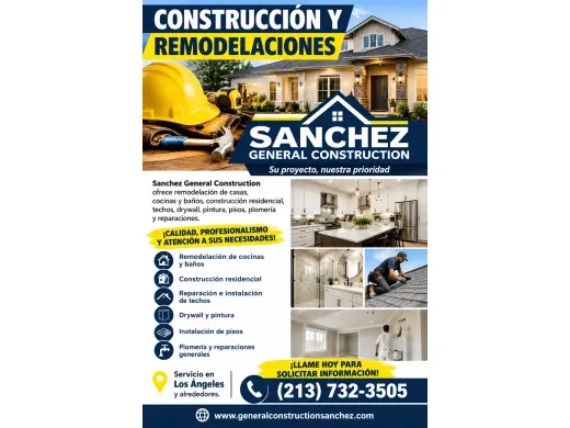 CONSTRUCCIÓN Y REMODELACIONES!!