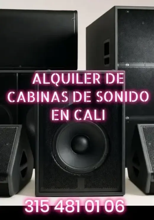 Alquiler de cabinas de sonido