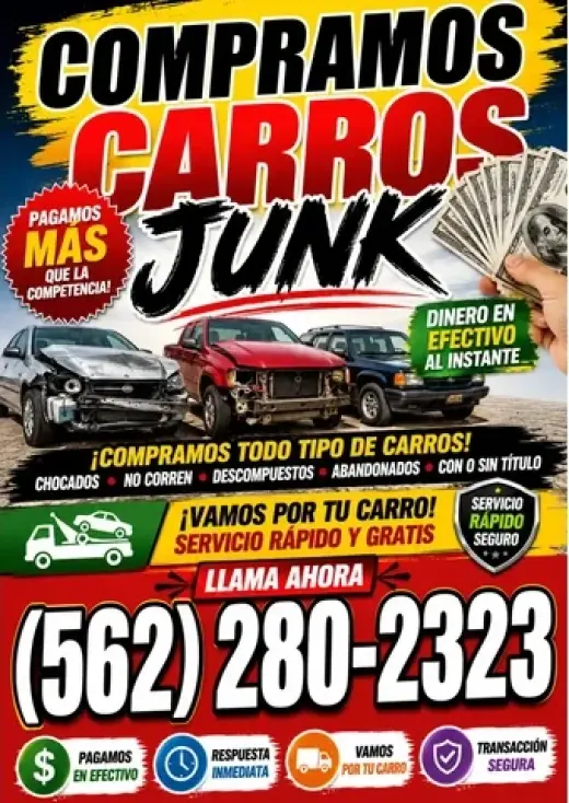 We buy junk cars