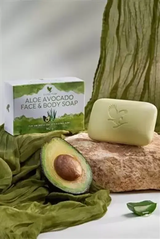 Piel sedosa, Jabón de aguacate