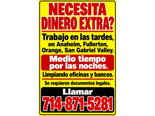 NECESITA DINERO EXTRA?📍Anaheim 📍Fullerton📍 Orange 📍San Gabriel Valley