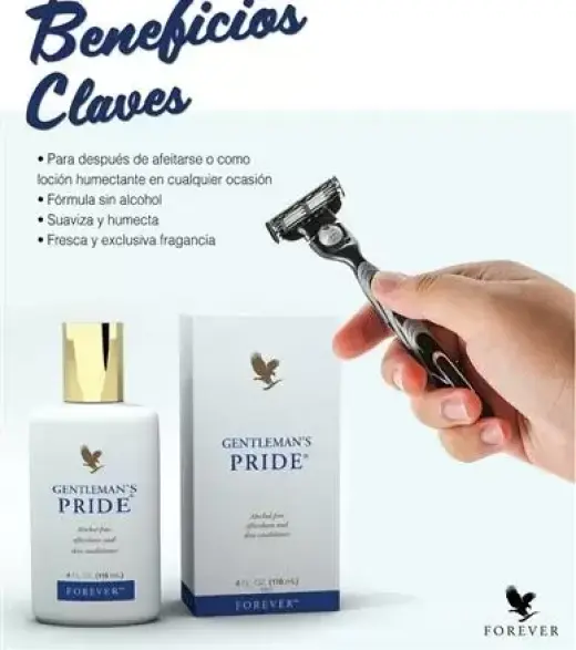 Aftershave lotion con aloe