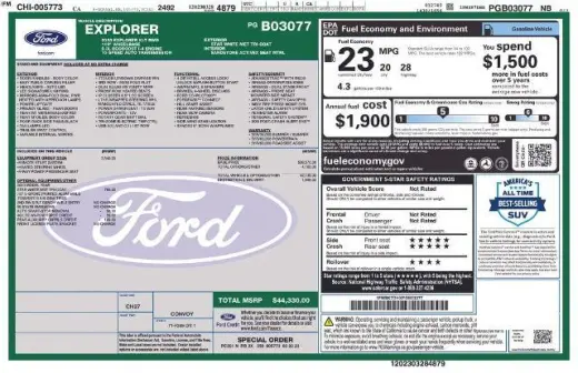 Ford Explorer 2023 XLT 4dr SUV