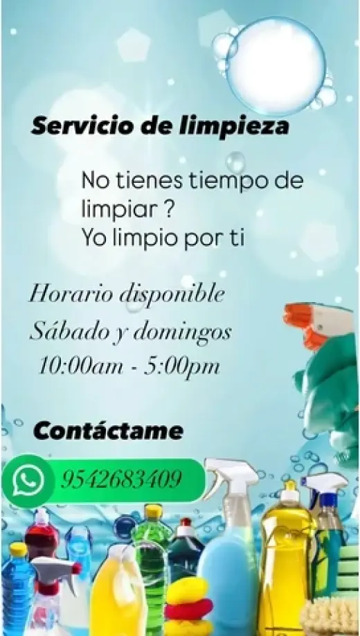 Servicio de limpieza