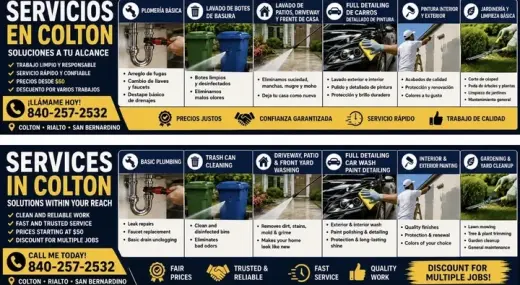 Servicios disponibles desde 50
