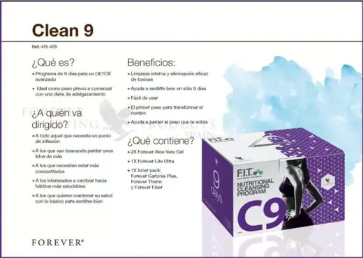 programma DETOX Clean9 Forever