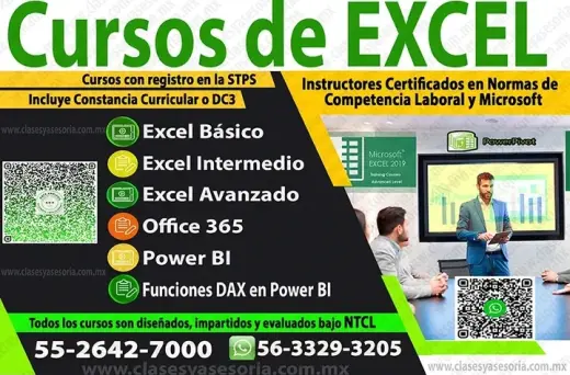 CLASES de EXCEL a domicilio