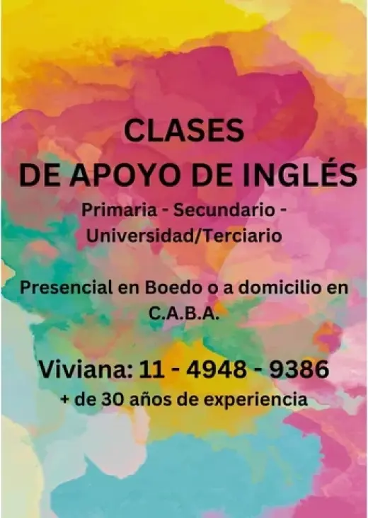 Inglés - Clases de Apoyo