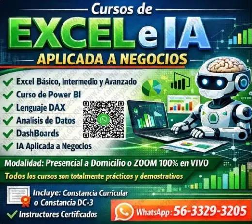 CLASES de EXCEL a DOMICILIO