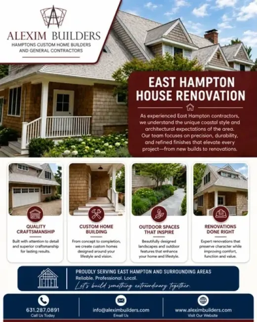 East Hampton house renovation