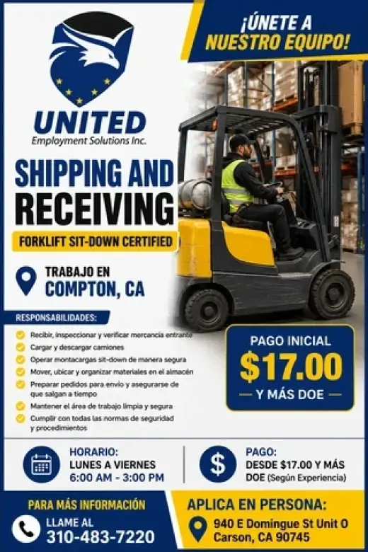 Shipping & Receiving Clerk