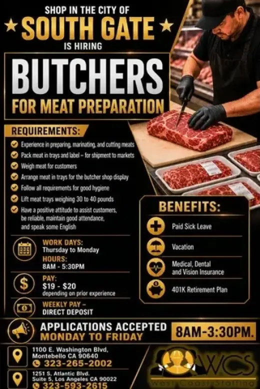 Meat Cutter ~ South Gate