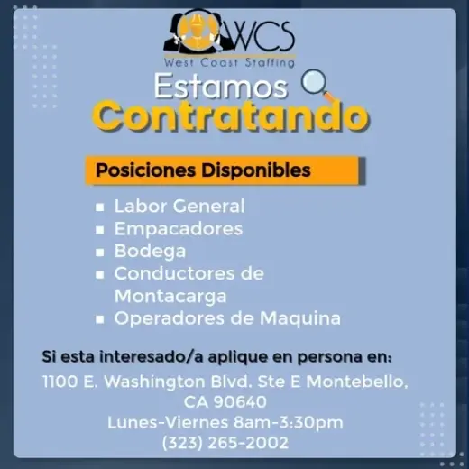 ESTAMOS CONTRATANDO
