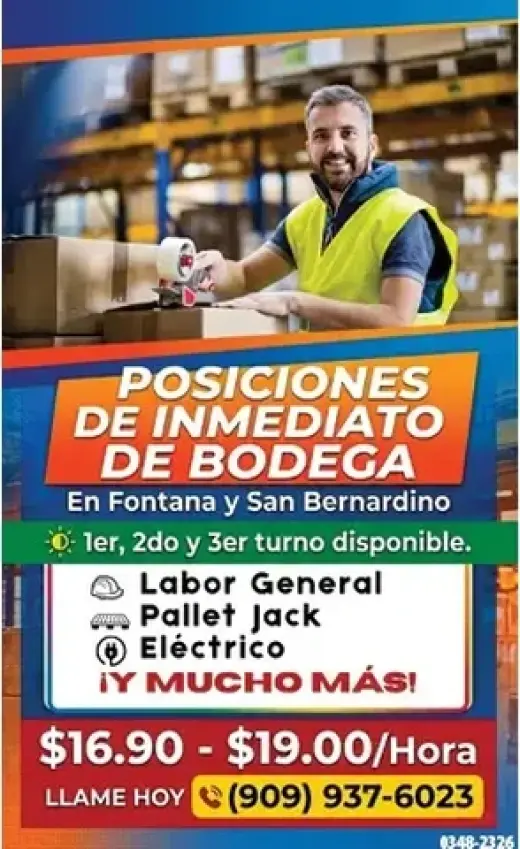 TRABAJO BODEGA 📍Fontana  y📍
