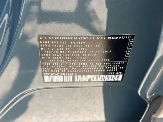 2019 Volkswagen Tiguan SE
