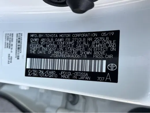2019 Toyota Mirai 