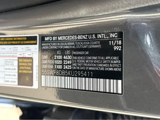 2019 Mercedes-Benz C 300 Sedan