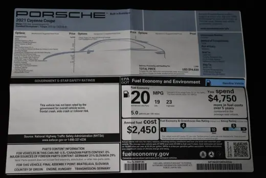 2021 Porsche Cayenne 