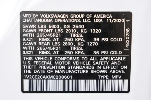 2021 Volkswagen Atlas Cross Sport 3.6L V6 SEL R-Line
