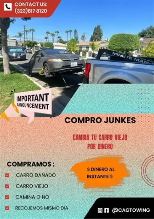 CASH FOR JUNK CARS