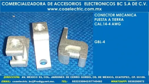 GBL-4 CONECTORES DE ALUMINIO