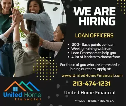MORTGAGE LOAN OFFICERS WANTED