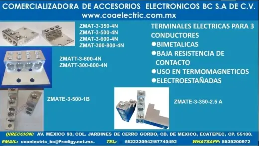 ZAPATA DE ALUMINIO 3 CABLES