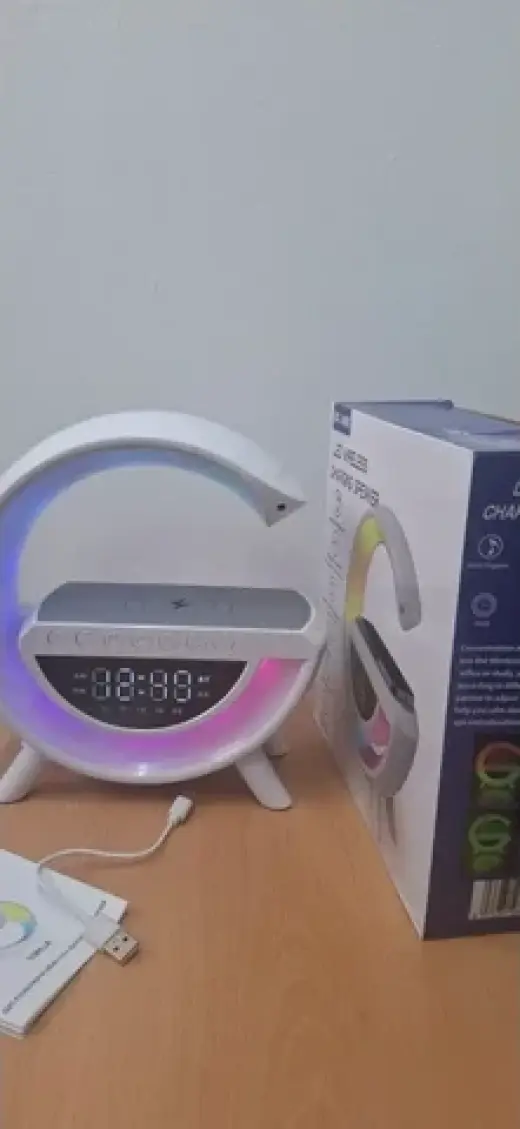 🔊 LED Wireless Charging Speak