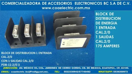 PDB-11-2/0-3 BLOCK DE DISTRI.