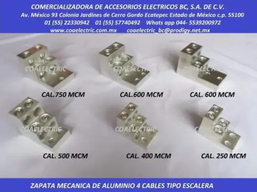 ZAPATA DE 4 CABLES ESC CAL.600