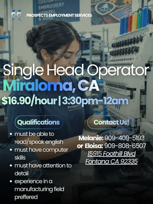 Single Head Operator en Miraloma