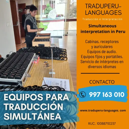 Empresa de servicios de traducción e interpretación Lima - Perú/