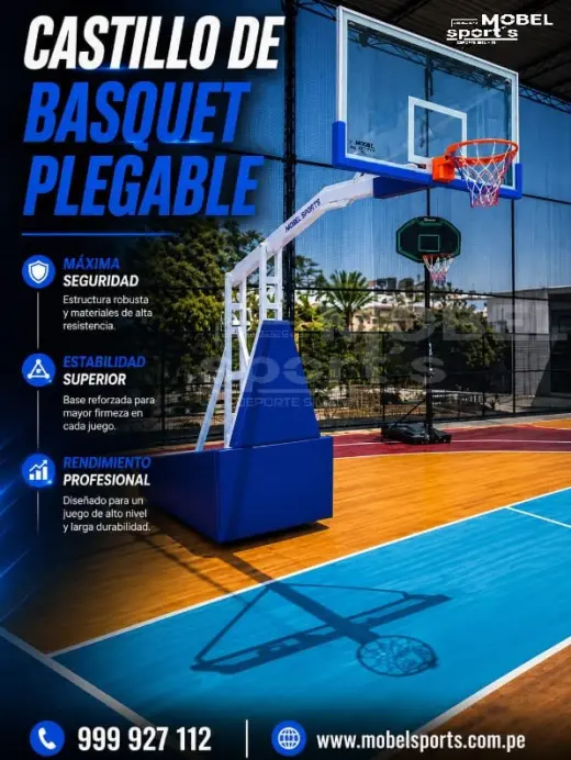 Castillo de basquetbol / plegable / mobel sports
