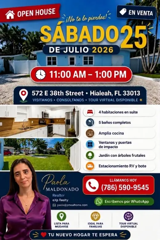 Open HOuse en Hialeah