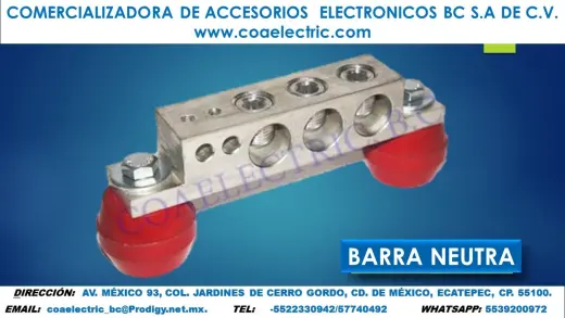 Barra Neutra para Sistemas Eléctricos
