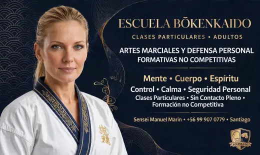Clases de artes marciales y defensa personal no competitivas