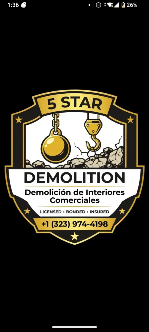 Servicios de Demolición 5 Estrellas