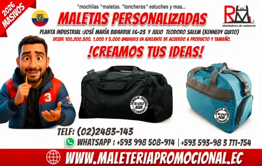 Maletas y Mochilas personalizadas 2026