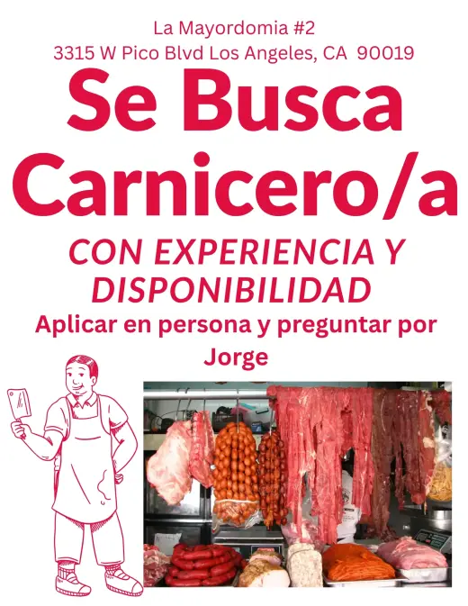 Solicito Carnicero/a