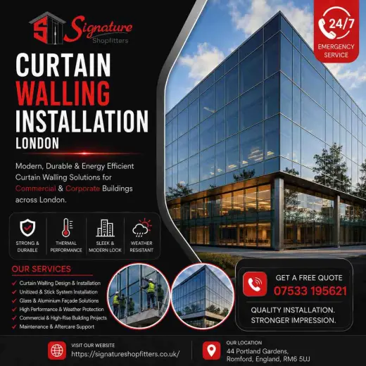 curtain walling installation London