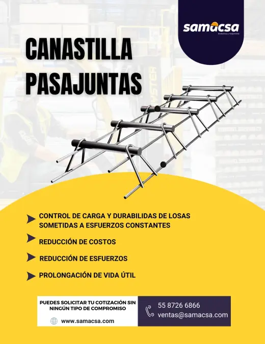 Canastilla Pasajunta para Concreto | Máxima Resistencia y Precisión