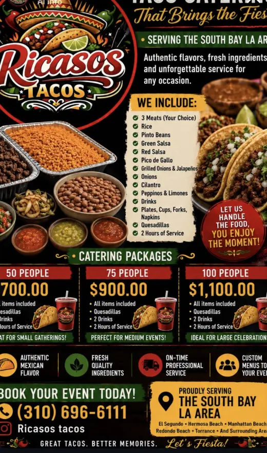 Tacos para eventos