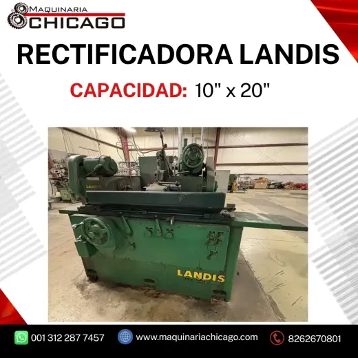 RECTIFICADORA CILINDRICA LANDIS  10" x 20"